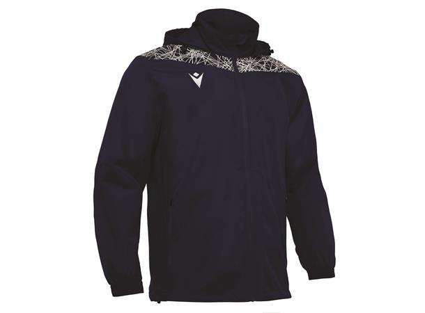 Lahti Showerjacket NAVY/HVIT XS Vann- og vindavstøtende jakke - Unisex 
