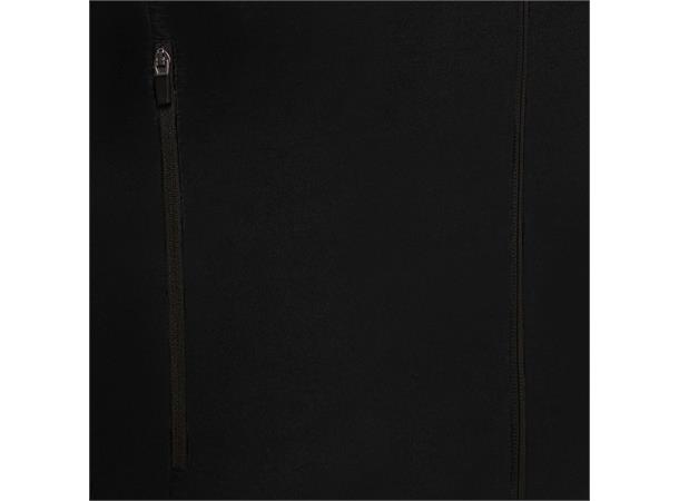 Zither Full Zip Hoody BLK S Hettejakke i myk bomullsmiks 