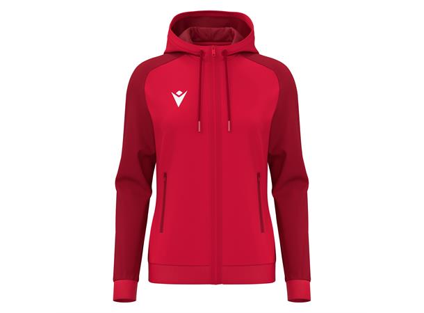 Atlas Hooded Jacket Full Zip W RED 3XS Teknisk full zip hettejakke til dame 