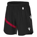 Shen Eco Match Day Shorts BLK/RED XL Teknisk shorts i ECO-tekstil - Unisex