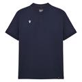 Nisiros Icon stretch korean polo NAV M Poloskjorte Uten krage - Unisex