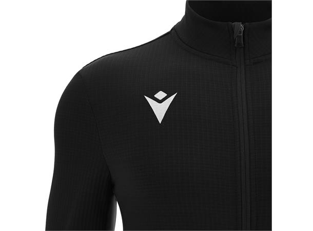 Record Full Zip 3D top BLK/ANT 3XS Teknisk Fleecejakke  - Unisex 