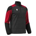 Cuzco Training 1/4 Zip Top BLK/RED 3XL Teknisk treningsgenser - Unisex