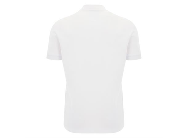 Nisiros Icon stretch korean polo WHT XXS Poloskjorte Uten krage - Unisex 