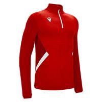 Fraser 1/4 Zip Top RED/WHT 3XS Teknisk treningsgenser - Unisex