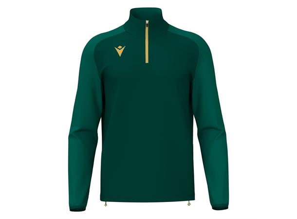 Isen Training 1/4 Zip Top BGRN/GOLD 4XS Teknisk treningsgenser - Unisex 