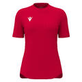 Zyra Womans shirt RED M Teknisk trenings T-skjorte til dame